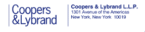 Heading and Address : COOPERS and LYBRAND 1301 Avenue of the Americas, New York New York 10019